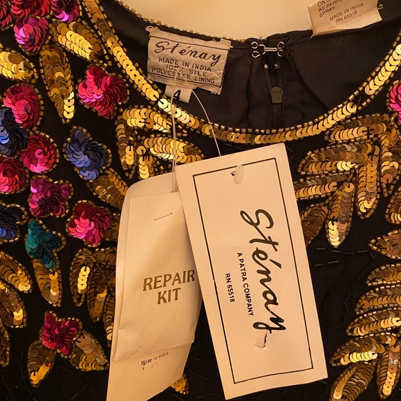 Vintage Stenay Beaded Sequined Dress - Picture 3 of 7